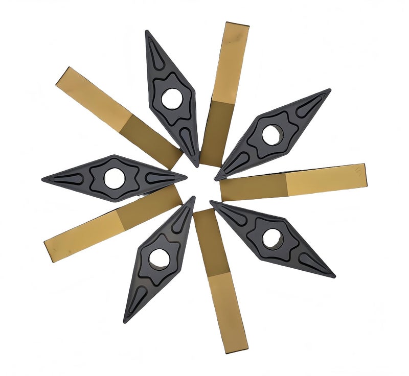 FomaSP VNMG331/VNMG160404-FPM CNC Carbide Turning Inserts for Semi-Finishing Steel Cutting,10 PCS. (VNMG160404) - Image 4